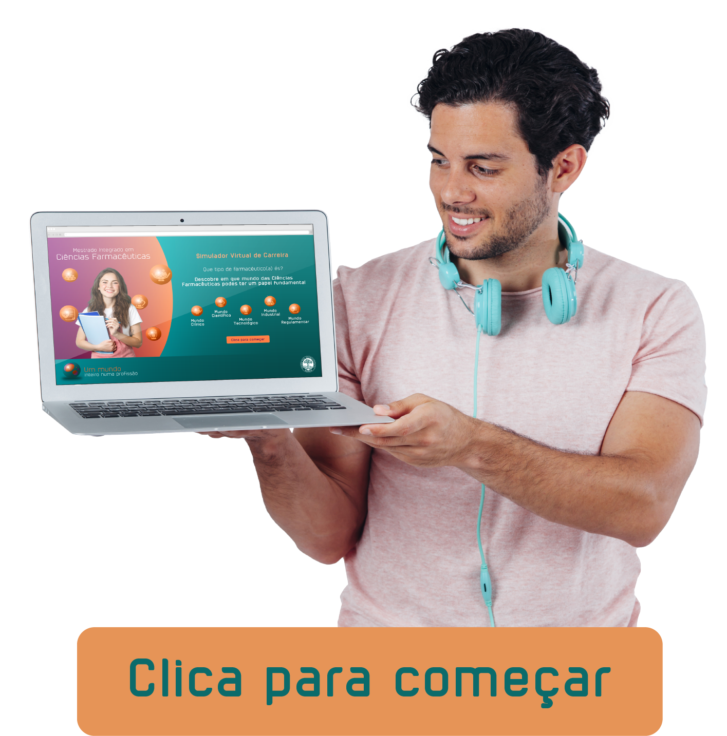 Botão para avançar para o simulador de carreiras